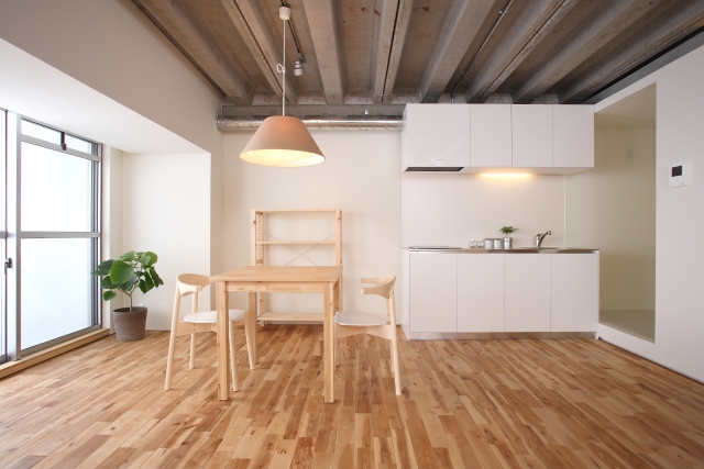 新築アパートのモデルルーム